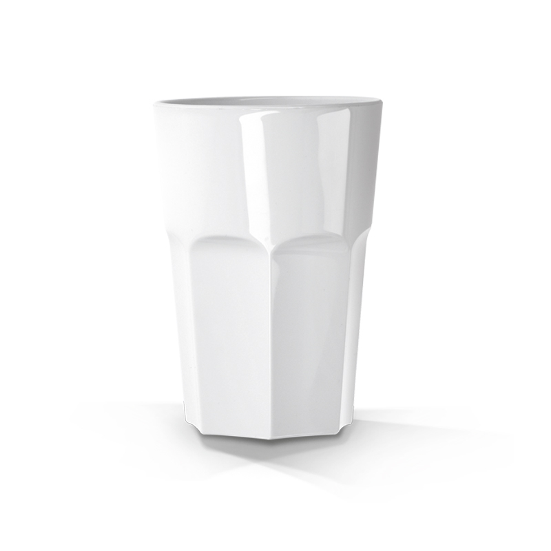 Verre réutilisable personnalisable - 56cl Blanc opaque
